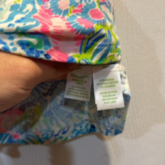 Lilly Pulitzer Kristen Strappy Swim Tank Top S Sink or Swim Coral - Picture 6 of 8